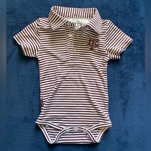 Texas A&M baby boy onesie shirt